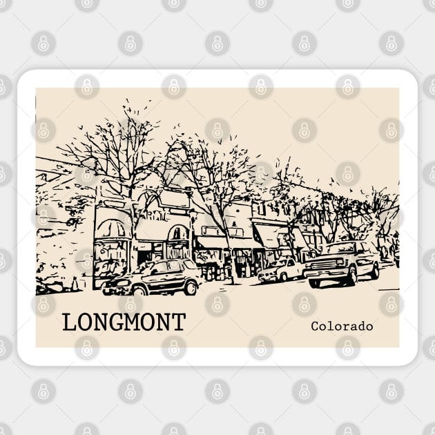 Longmont Colorado Sticker by Lakeric